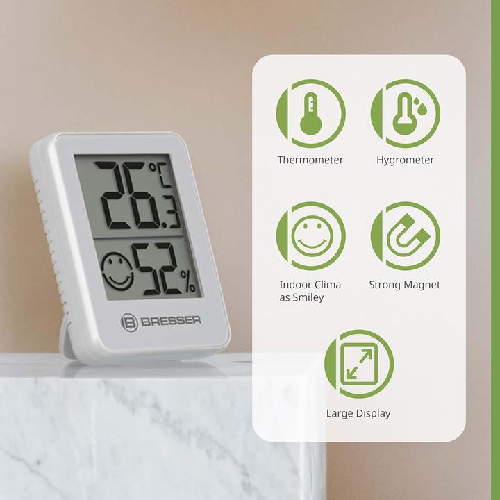 BRESSER ClimaTemp Thermo-Hygrometer Set of 3