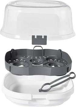 Lupilu Sterilasator + Accessories, Microwave-Safe, BPA-Free, Sterilise Baby Bottles