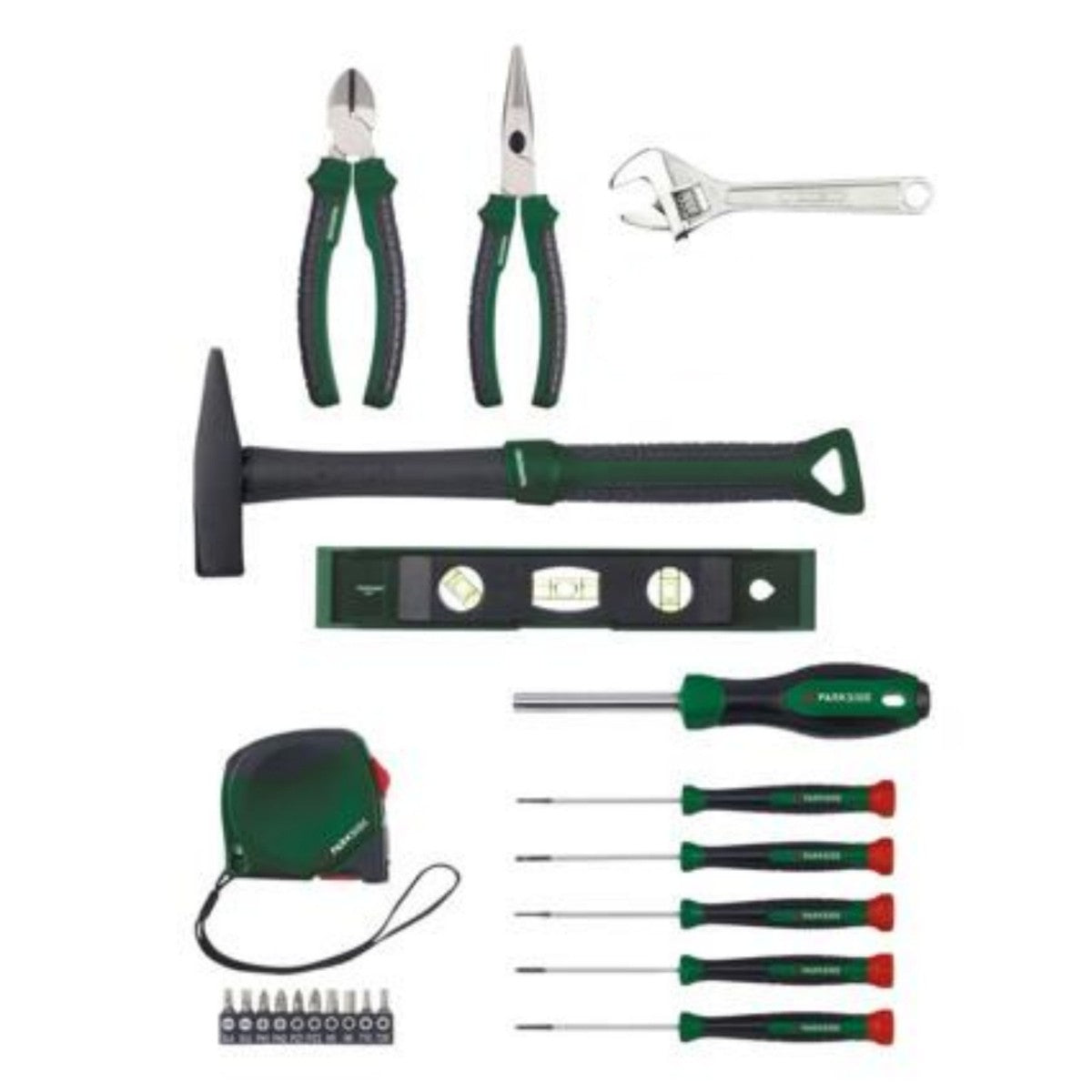 Parkside 23 Piece Tool Kit Set In A Practical Tool Bag DIY Household Handy Man