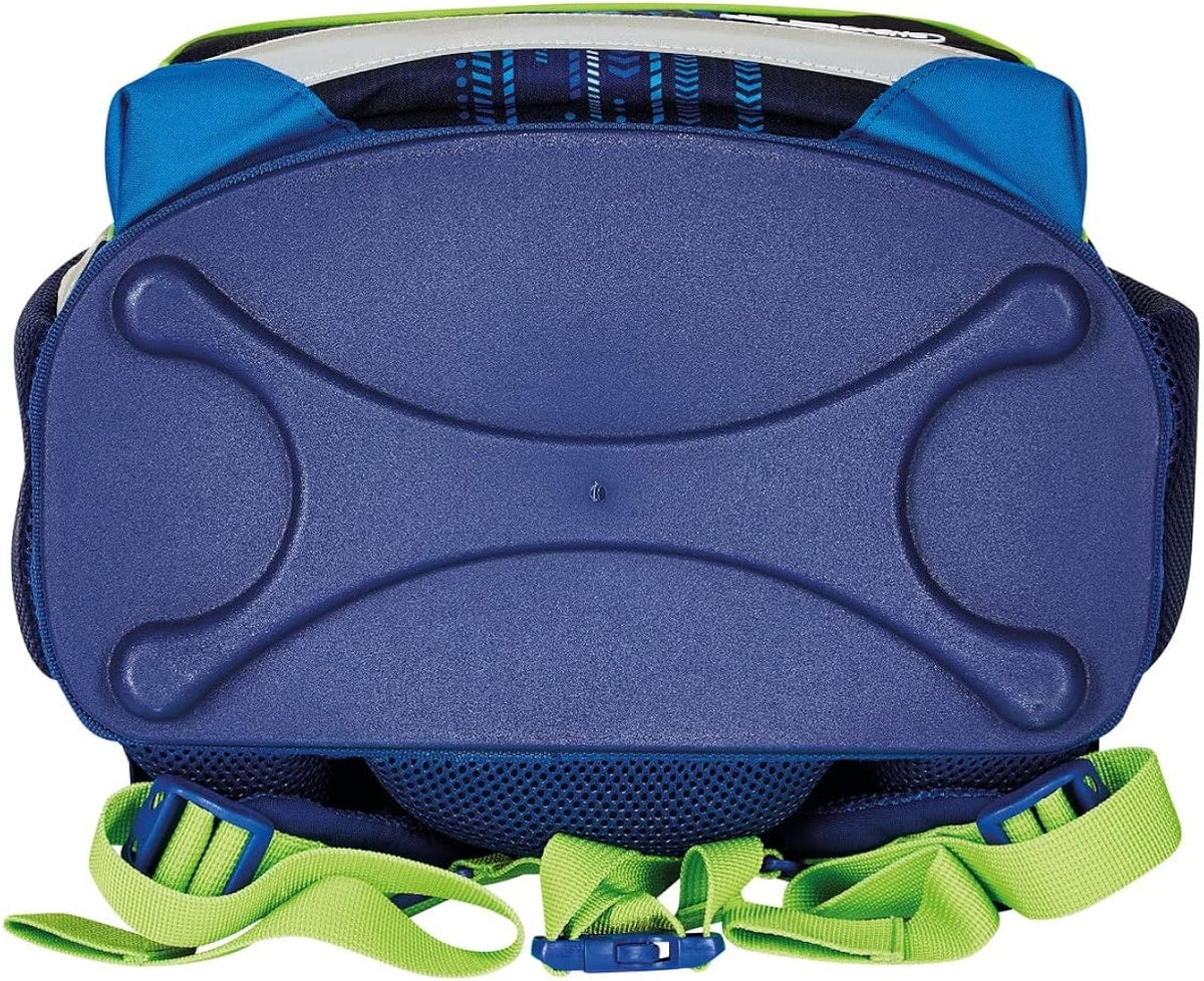 Herlitz® School Backpack Loop Youth School Bag Back Bag | 16L Capacity | Men's Women's Unisex Sports | Student Casual | Roomy Durable | Soccer, Multicolor, Modern, Multicolor, Modern
