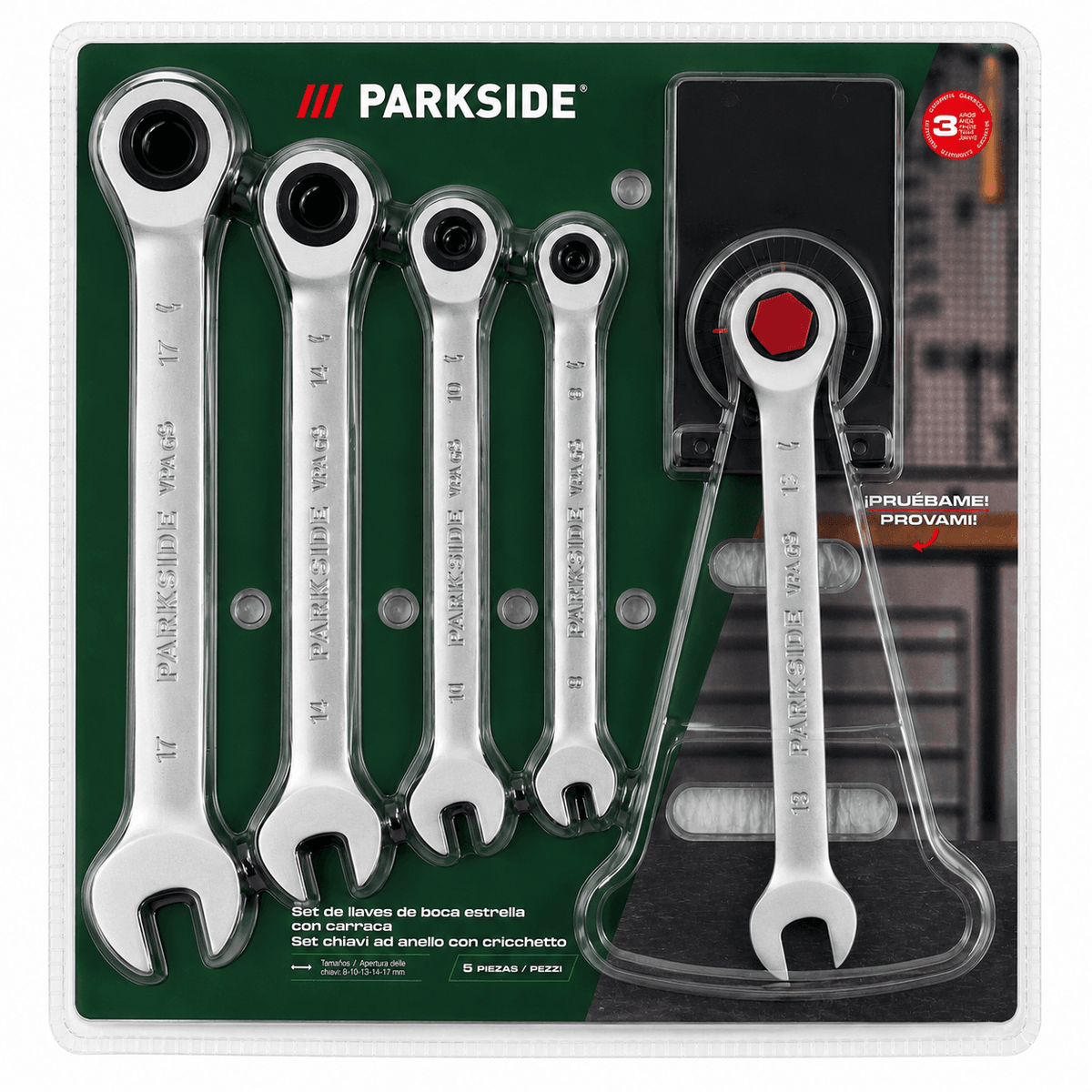 Combination wrench setParkside IAN 465523_2404