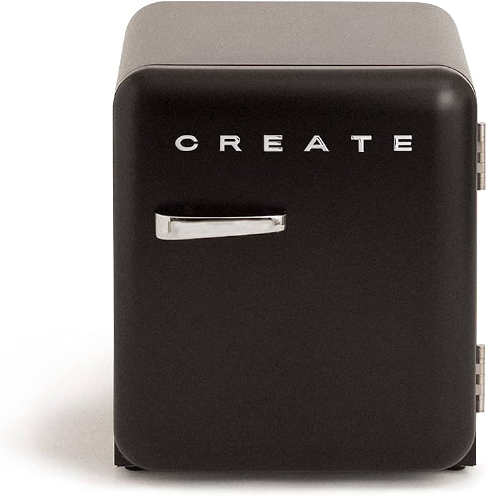 CREATE Retro Refrigerator — 48 L / 1.7 cu ft Compact Fridge with Vintage Design