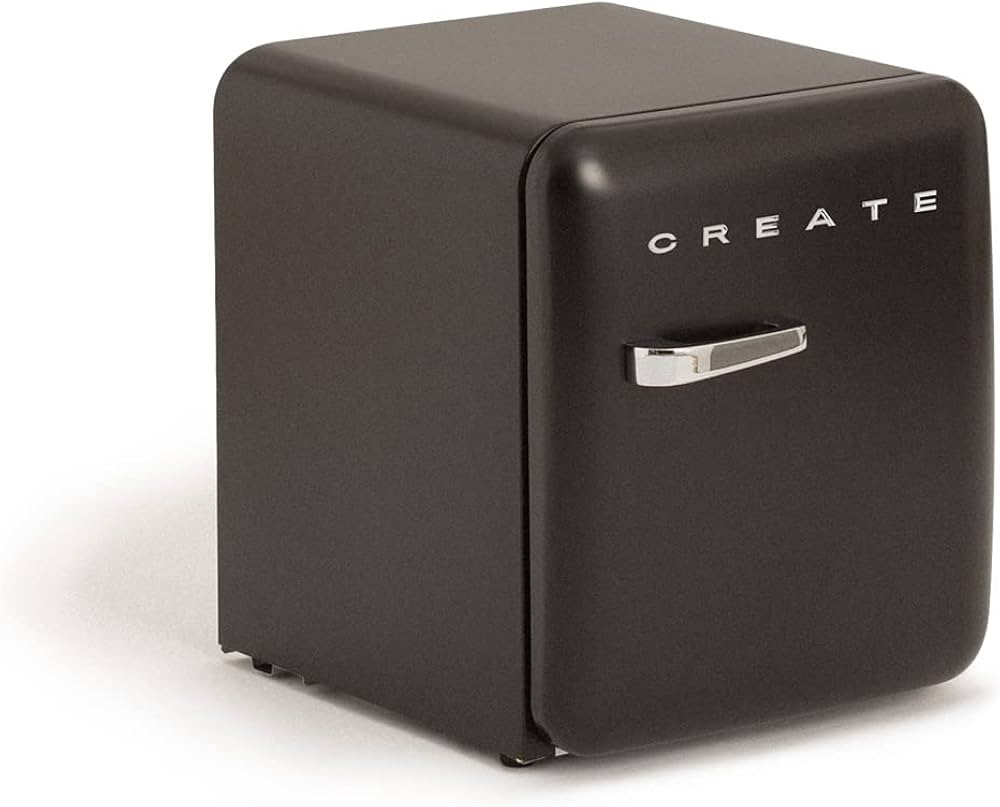 CREATE Retro Refrigerator — 48 L / 1.7 cu ft Compact Fridge with Vintage Design