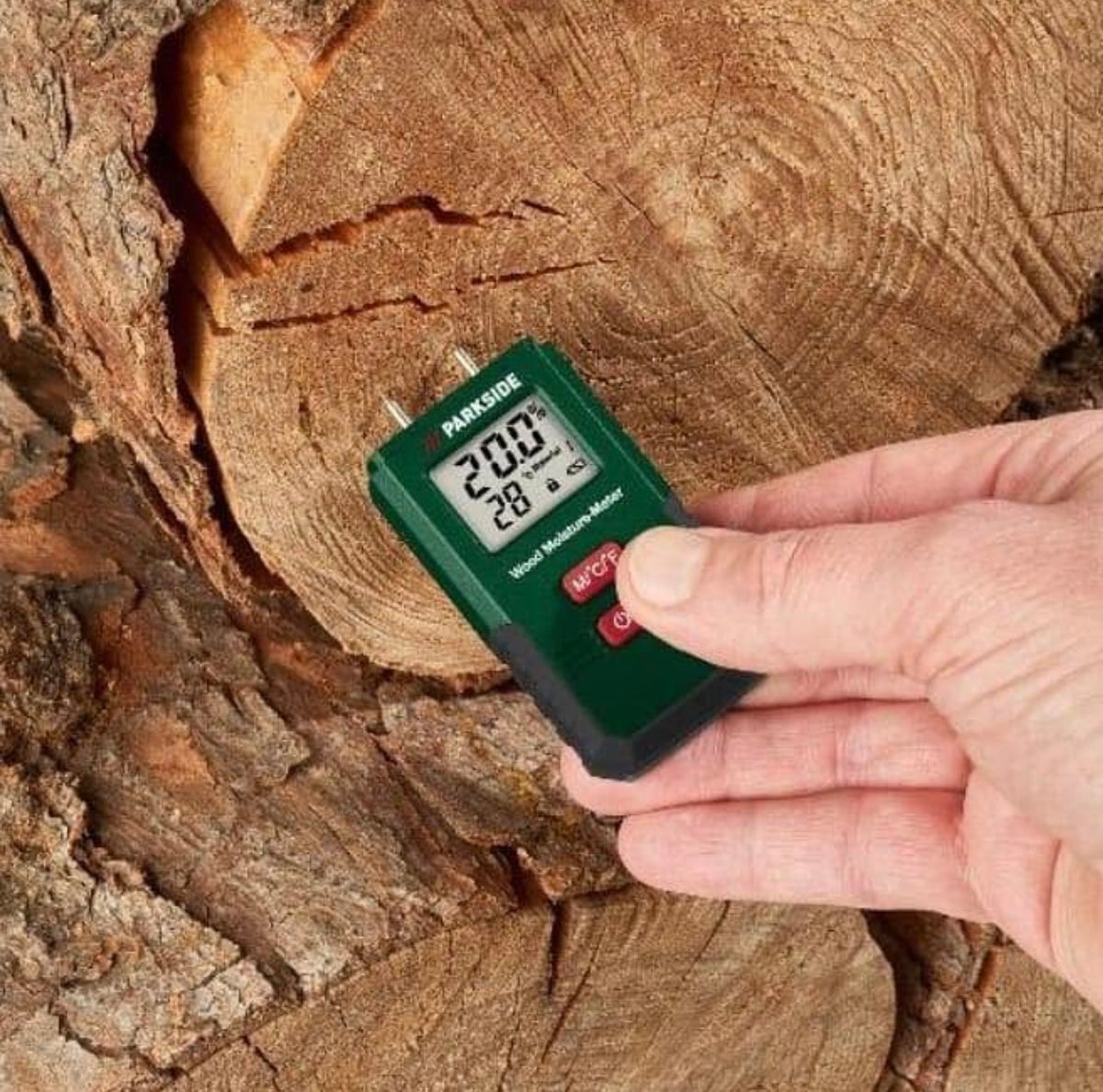 PARKSIDE®Humidity thermometer or infrared مقياس رطوبة للمواد/الخشب، مقياس حرارة بالأشعة تحت الحمراء.المادة:
