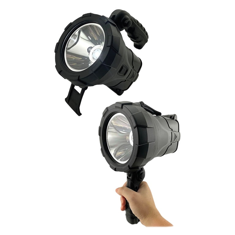 Rechargeable Candle Power AC DC Solar LED High Powered Spotlight Torch Omega New