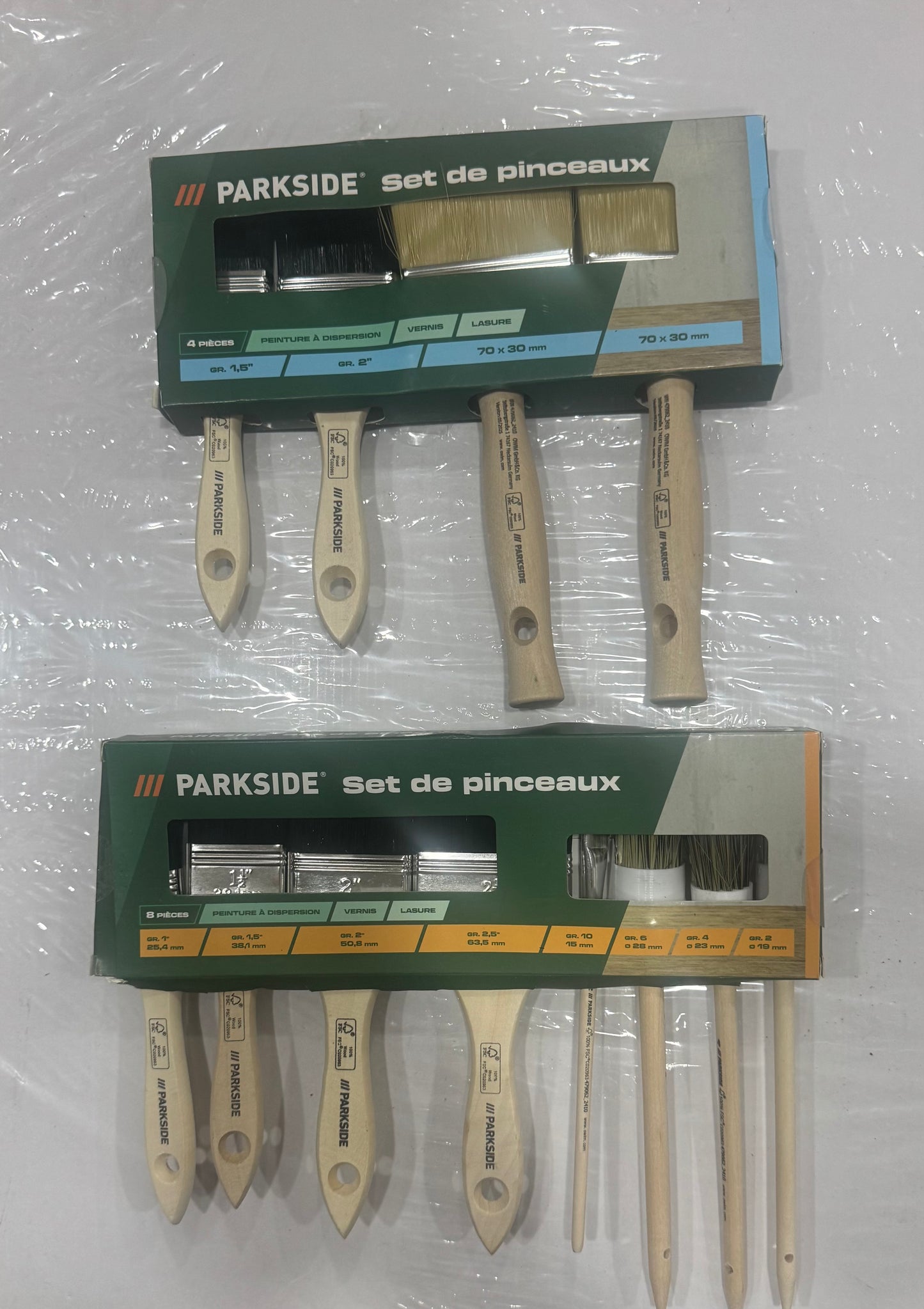 Parkside PARKSIDE Flat Brush Set 12 pieces