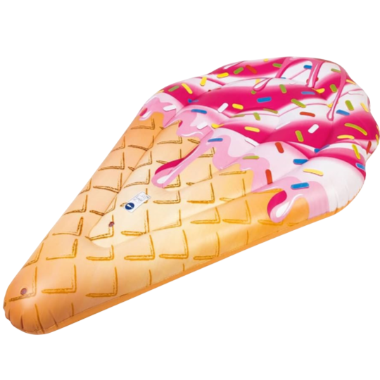 Crivit Inflatable Ice Cream Cone — 188 x 107 x 25 cm (inflated)