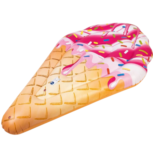 Crivit Inflatable Ice Cream Cone — 188 x 107 x 25 cm (inflated)