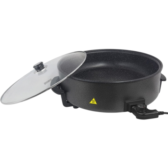 Royalty Line Electric Party Pan — with Glass Lid & Adjustable Thermostat