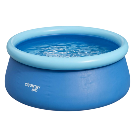 Country Side Quick Up Pool — Round Garden Pool with Filter Pump