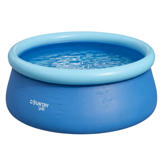 Country Side Quick Up Pool — Round Garden Pool with Filter Pump