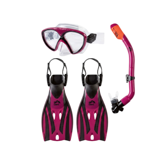 Crivit Diving & Snorkelling Set — Mask, Snorkel & Fins (Size 42–47)