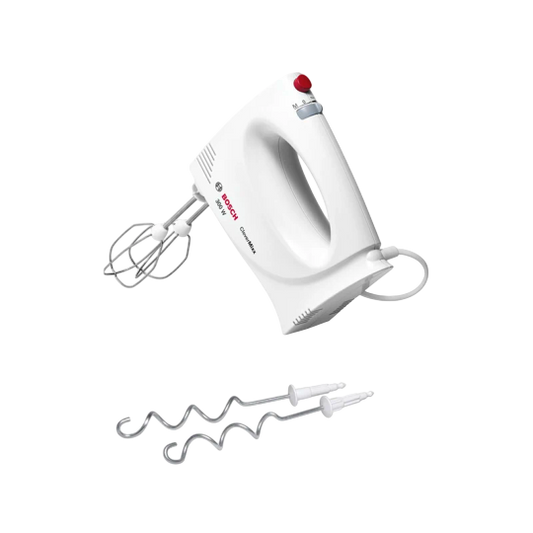 Bosch CleverMixx 300 W Hand Mixer — BPA-Free, with Beaters & Dough Hooks