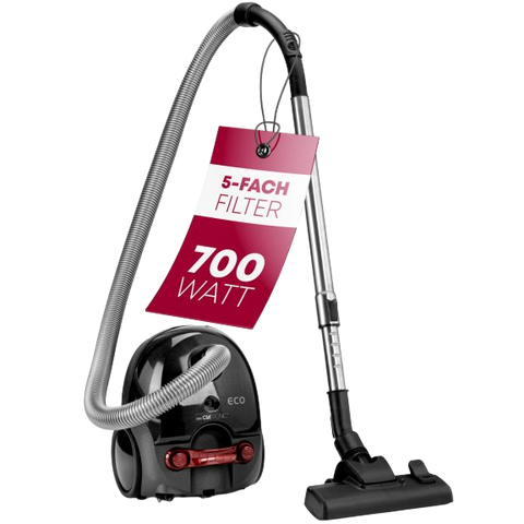 Clatronic Floor Vacuum Cleaner — Bagged Cylinder Vacuum