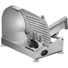 Clatronic Metal Food Slicer — 150 W, Ø 190 mm Stainless Steel Blade, All-Metal Housing