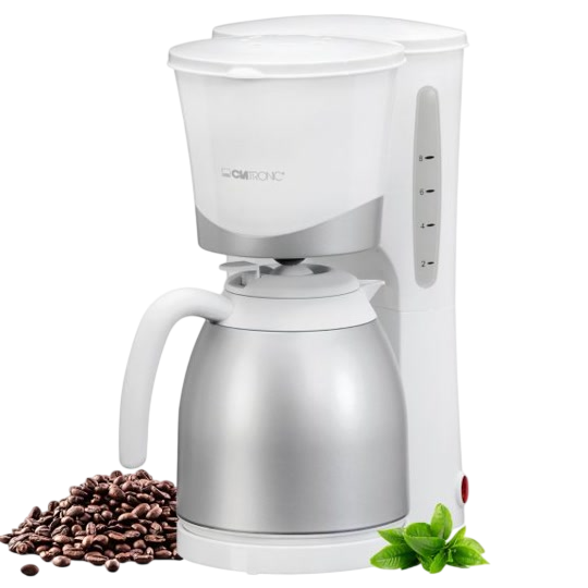 Clatronic Thermo Coffee Machine — 870 W, Double-Walled Thermo Jug, 8–10 Cups
