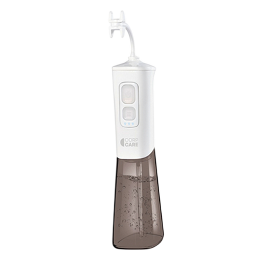 CORP CARE Miracle Smile — Cordless Rechargeable Water Flosser with H-Shaped Tip & Jet Nozzle