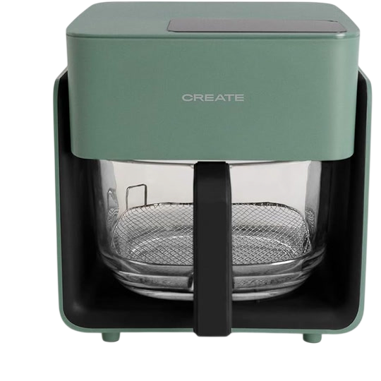 Create Fryer Studio Crystal Glass Air Fryer 4.2 L