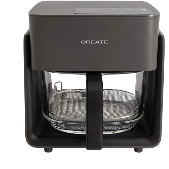 Create Fryer Studio Crystal Glass Air Fryer 4.2 L