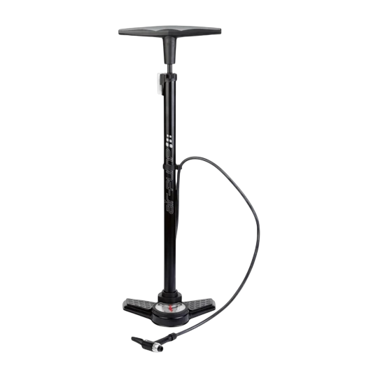 CRIVIT Bicycle Floor Pump with Pressure Gauge — 11.5 x 22.5 x 60 cm