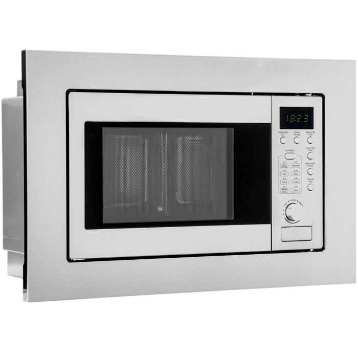 Bomann Built-In Microwave with Grill — 2-in-1, 20 L Stainless Steel Cavity, 800 W + 1000 W Grill