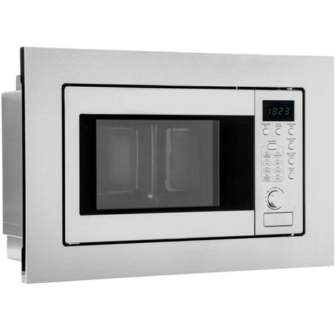 Bomann Built-In Microwave with Grill — 2-in-1, 20 L Stainless Steel Cavity, 800 W + 1000 W Grill