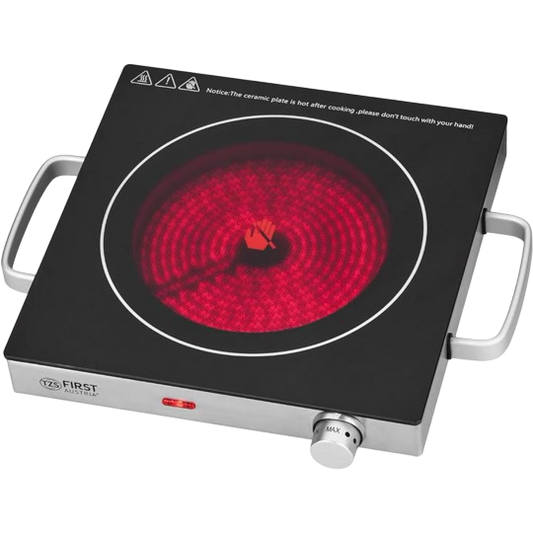 TZS First Austria Infrared Cooking Plate — Single Ceramic Hob
