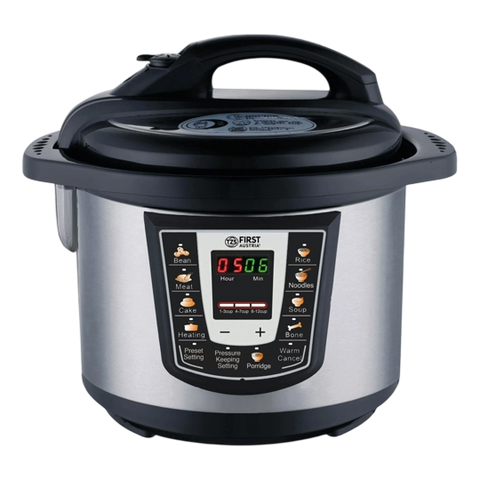 TZS First Austria Electric Pressure Cooker — 1000 W Multicooker with Digital Programs