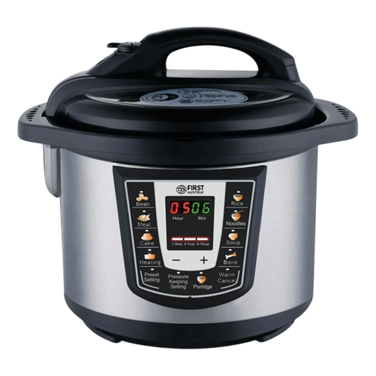 TZS First Austria Electric Pressure Cooker — 1000 W Multicooker with Digital Programs