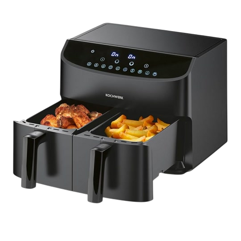 Rach's Kochwerk Double Chamber Hot Air Fryer — Twin Basket Air Fryer