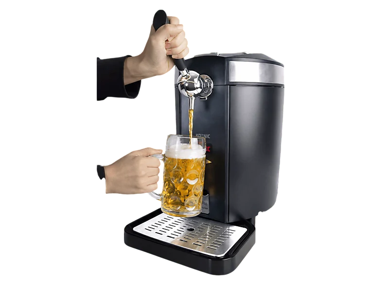 Koenic Beer Dispenser — Fits All Universal 5 Litre Kegs, Adjustable 2–12 °C, Heineken Adapter Included