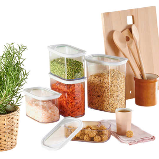 LIVARNO home Boîtes de rangement sous étagère — Under-Shelf Storage Containers, approx. 1 L each