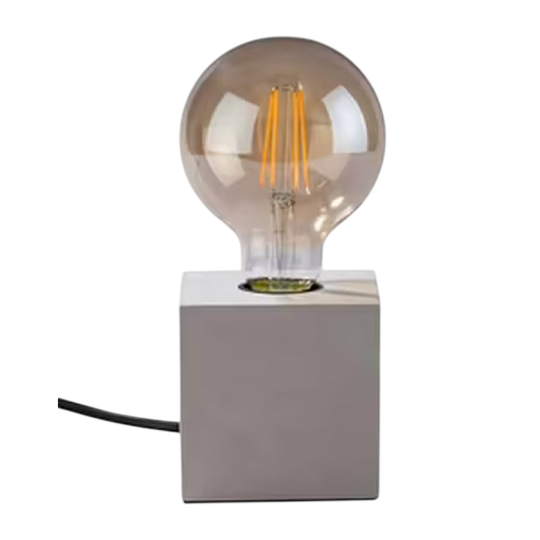 Livarno Home LED Table Lamp — Concrete-Look Base