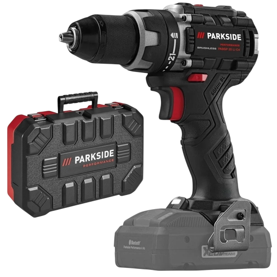 Parkside Performance Brushless Hammer Drill — 20V Cordless