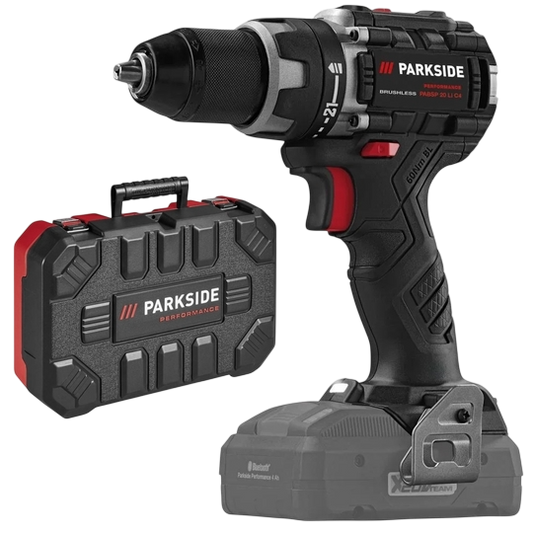 Parkside Performance Brushless Hammer Drill — 20V Cordless