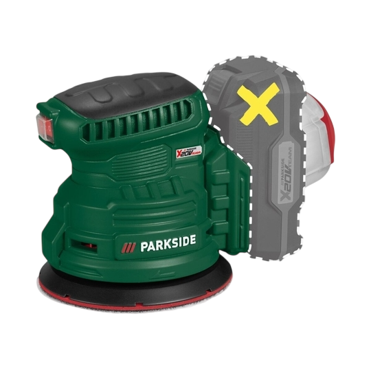 Parkside 20V Random Orbital Sander — X 20V Team (Bare Unit)