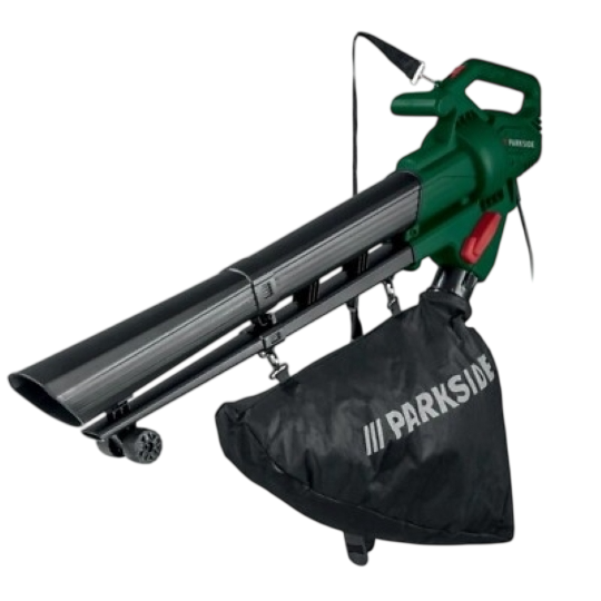 Parkside Electric Leaf Blower & Vacuum — with Shredder