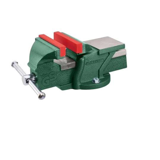 PARKSIDE Bench Vice — Cast Iron Bench Vice with 100 mm Clamping Capacity and Steel Lever, approx. 5.3 kg