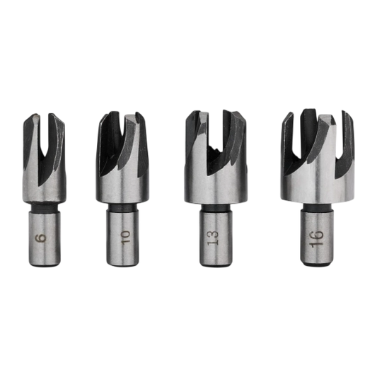 Parkside Wood Plug Cutter Set — 4 Piece