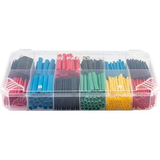Parkside Heat Shrink Tubing Set — 450 - Piece, Coloured