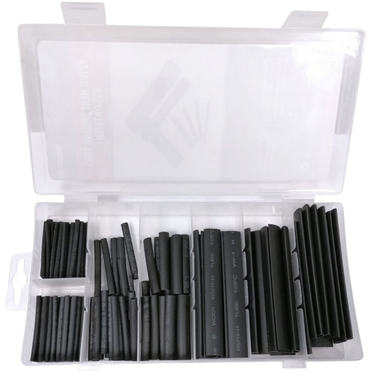 Parkside Heat Shrink Tubing Set — 125 - Piece, Black