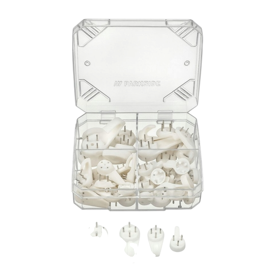 Parkside 40-Piece Plastic Hook Set
