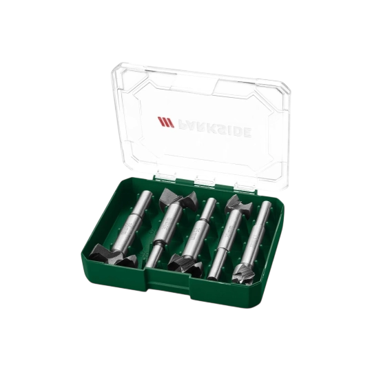 Parkside Wood Drill and Countersink Set — 8 Piece