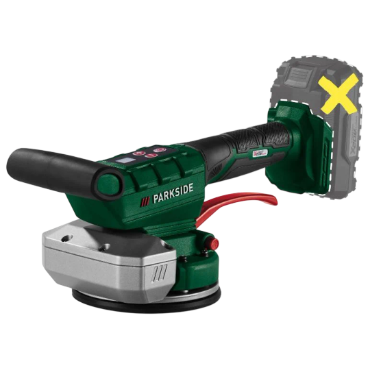 Parkside Cordless Flap Disc Sander — 20V X 20V Team
