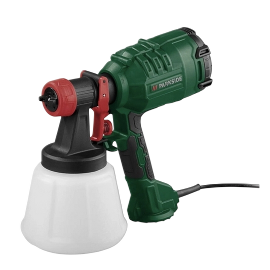 Parkside HVLP Paint Spray Gun — 450W Electric Paint Sprayer