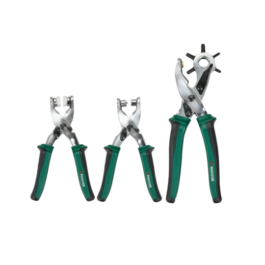 Parkside Revolving Hole Punch Pliers — Leather & Belt Punch Tool