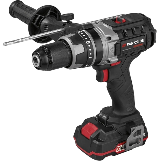 Parkside Cordless Drill Set — 20V Impact Drill with Accessories