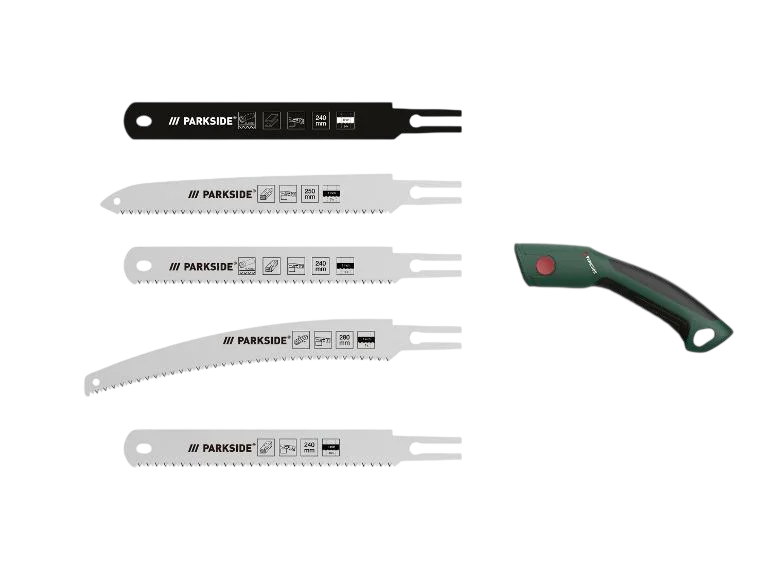 Parkside Hand Saw Set — 7-Piece Precision Saw Set for Metal, Wood & Plastic