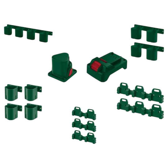 Parkside X20V Team Wall-Mount Battery Storage Brackets
