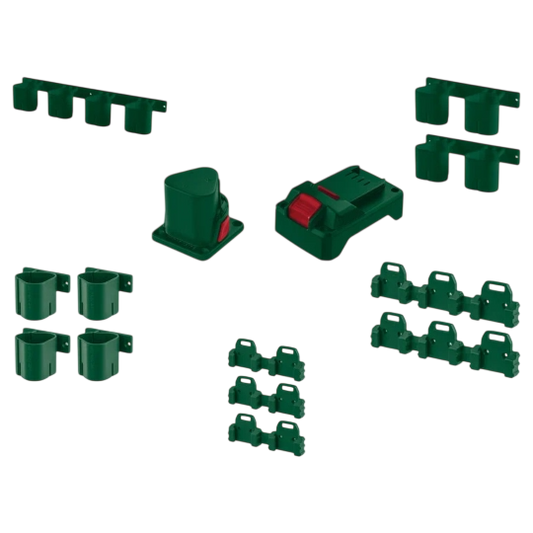 Parkside X20V Team Wall-Mount Battery Storage Brackets